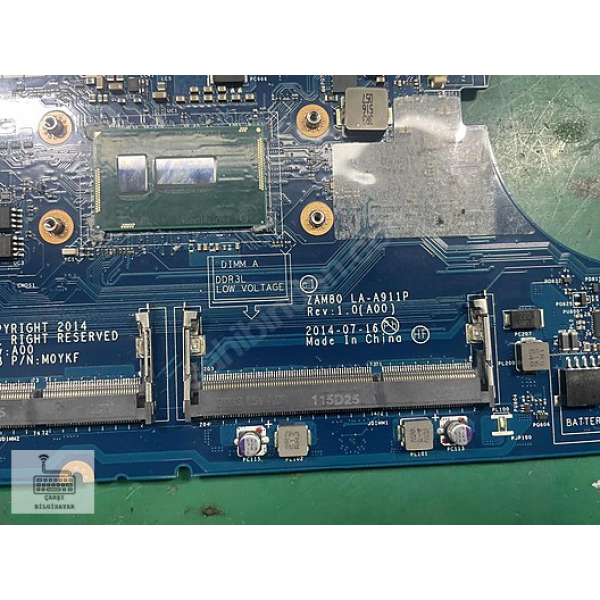 Dell Latitude 5550 E5550 P37F Notebook Anakart ZAM80 LA-A911P