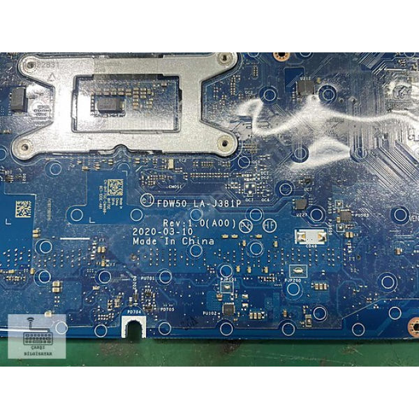 DELL LATİTUDE 5510 – FDW50 LA-J381P REV 1.0 ANAKART