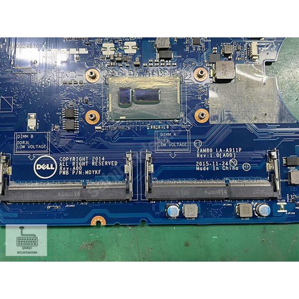 Dell Latitude 5550 E5550 P37F Notebook Anakart ZAM80 LA-A911P i7
