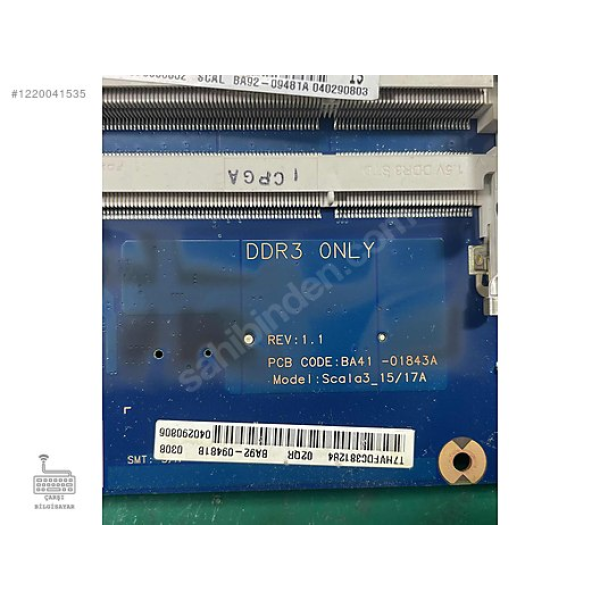 Samsung NP305E5A AMD CPU BA41-01843A Uyumlu Anakart