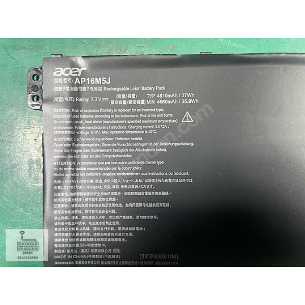 ACER AP16M5J ORJİNAL ÇIKMA TESTLİ - ACER ES1-533