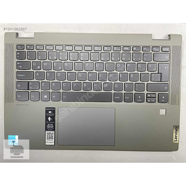LENOVO FLEX 5 KLAVYELİ ÜST KASA TOUCHPAD + PARMAK İZİ OKUYUCU