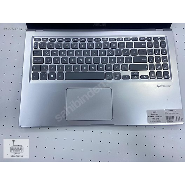 ASUS İ3-1115G4 4GB RAM 120GB SSD İNTEL UHD 15.6 FULL HD