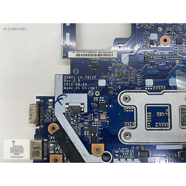 Acer Aspire E1-531 E1-571 V3-531 V3-571G LA-7912P Anakart