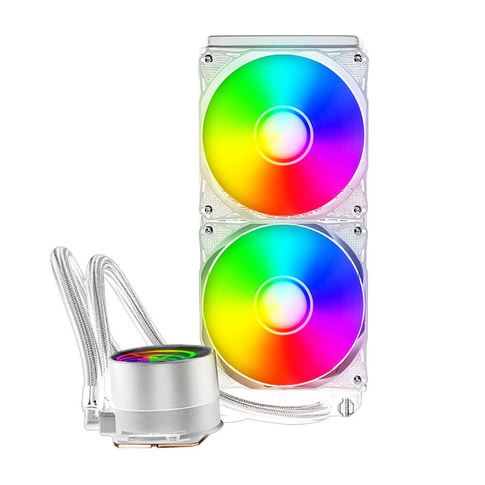 139965-1_large POWERBOOST DEEP 240mm (LGA1700/AM4/AM5) ARGB BEYAZ FANLI SIVI SOĞUTMA SİSTEMİ