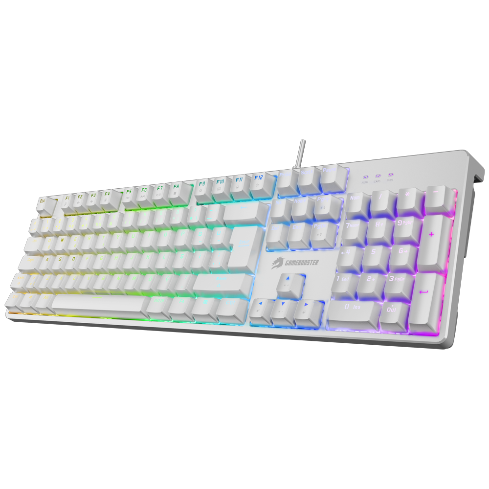 22-b293de GameBooster G24W Enigma Rainbow Aydınlatmalı Red Switch Mekanik Klavye